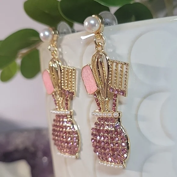 Glam Baker Crystal Shimmer Drop Earrings - Picture 5 of 8
